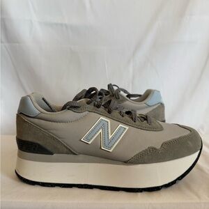 New Balance Gray and Blue Sneakers